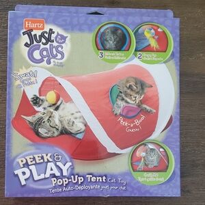 🆕️ Hartz Just for Cats Peek & Play Pop-Up Tent